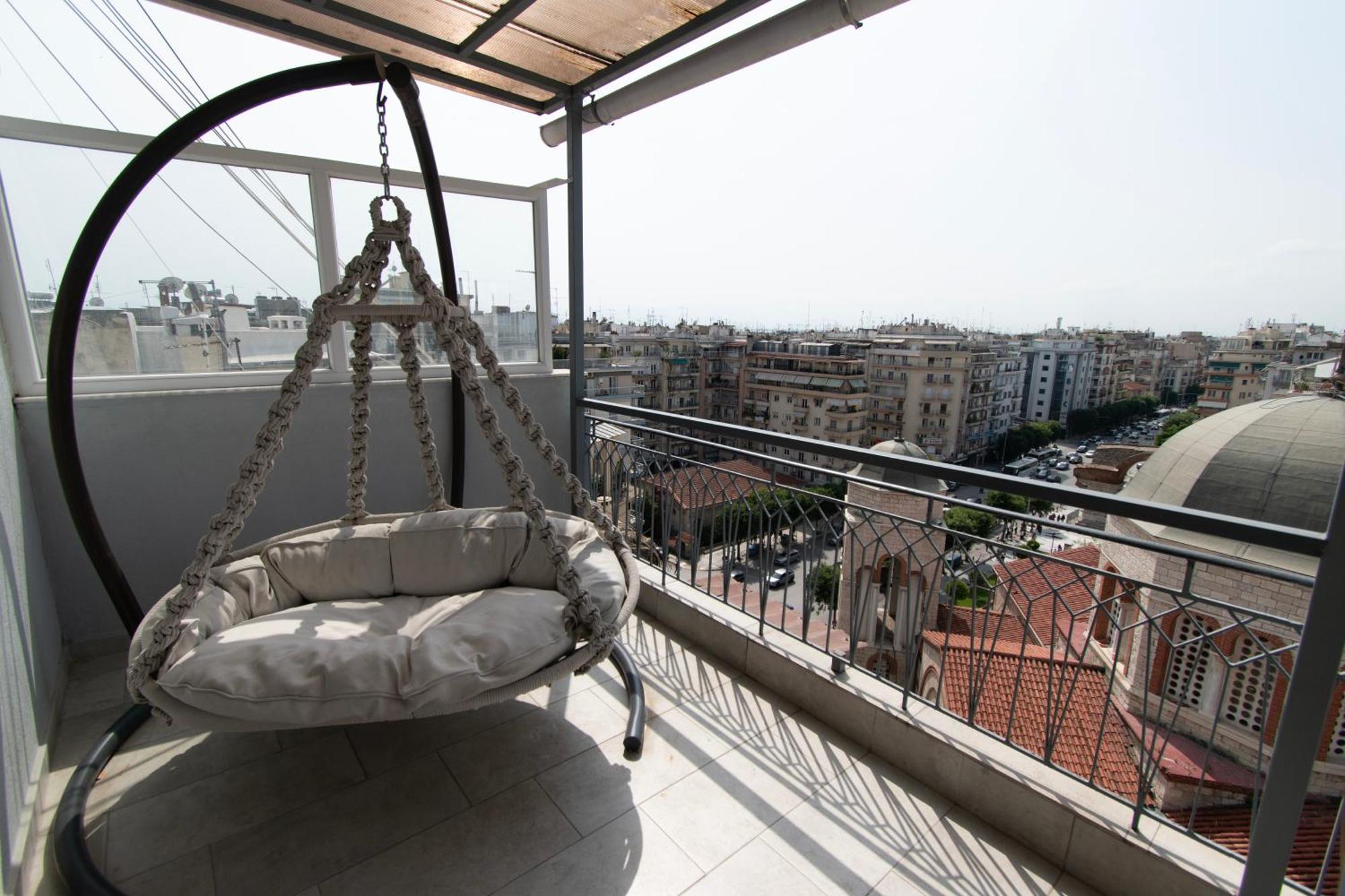 Arch View Apartment Salonicco Esterno foto