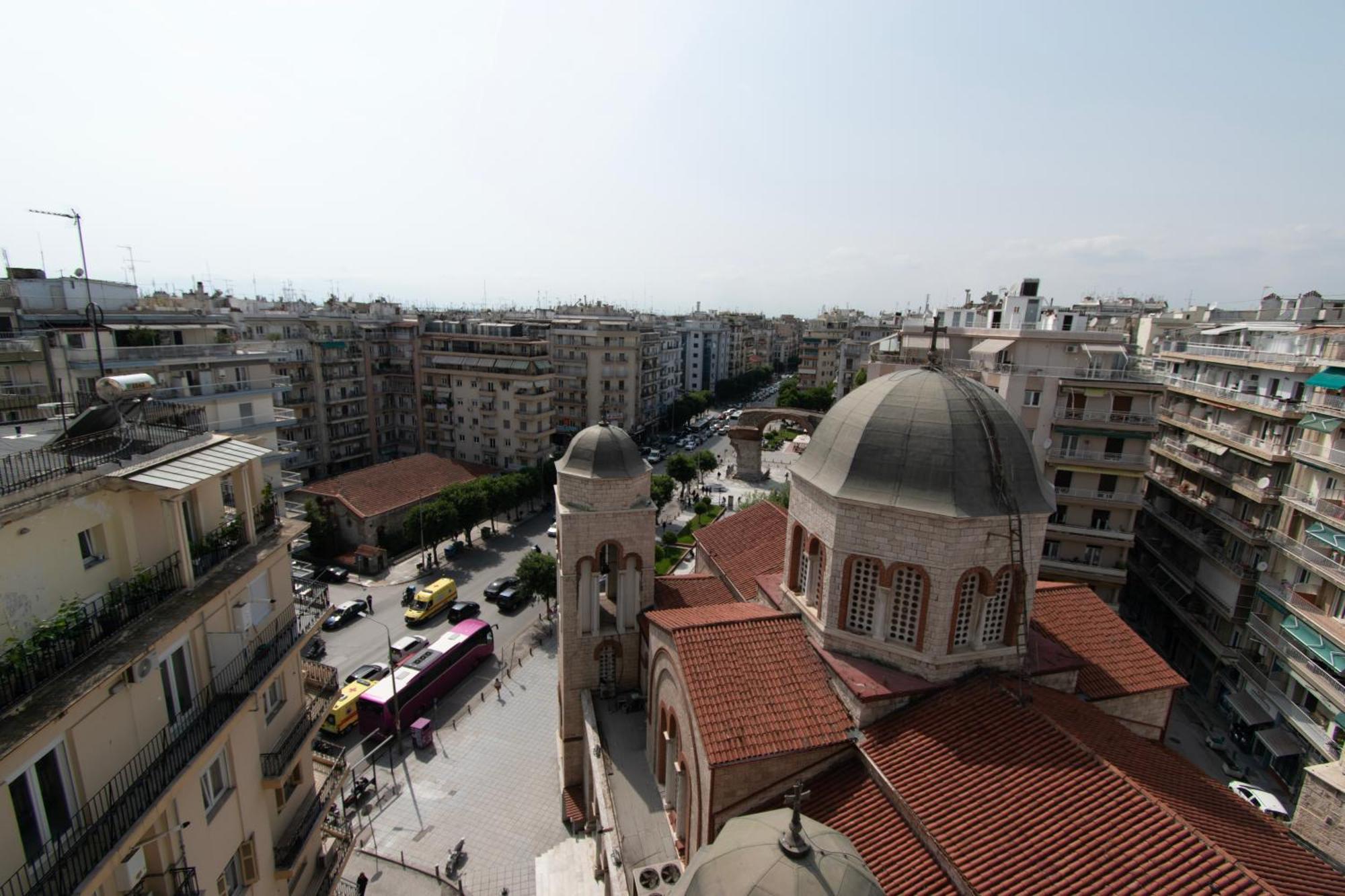 Arch View Apartment Salonicco Esterno foto